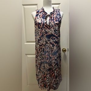 Sleeveless summer dress! Indigo Multi color.